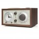 Tivoli Audio Model Three BT AM/FM Clock Radio, Walnut / Beige - right turn 