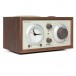 Tivoli Audio Model Three BT AM/FM Clock Radio, Walnut / Beige - left turn 