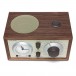 Tivoli Audio Model Three BT AM/FM Clock Radio, Walnut / Beige - top angle 