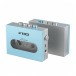 FiiO CP13 Cassette Player, Blue with Free Slip Case - back to back 