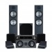 Denon AVC-X3800H & Bronze 500 5.1.2 Speaker Package, Black