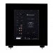 Monitor Audio Silver 6G W12 Subwoofer, Gloss Black - rear 