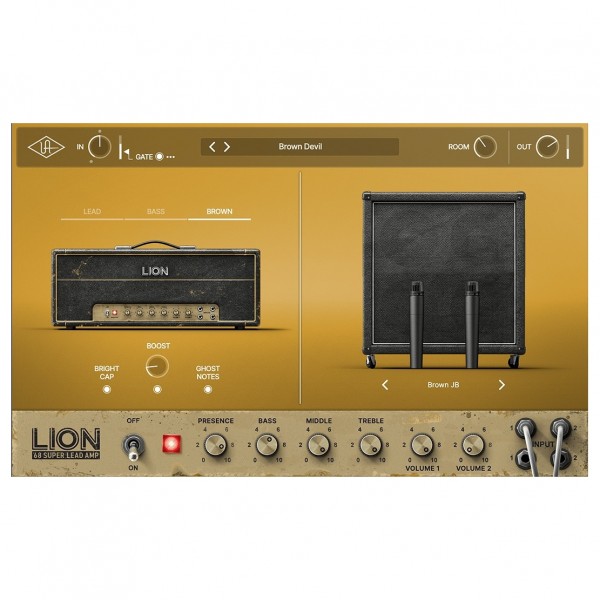 Universal Audio Lion '68 Super Lead Amp