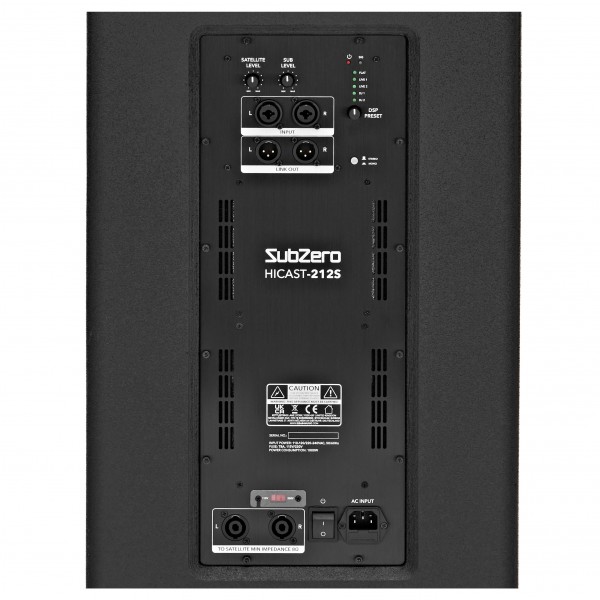 SubZero Twin 12" Active DSP Subwoofer