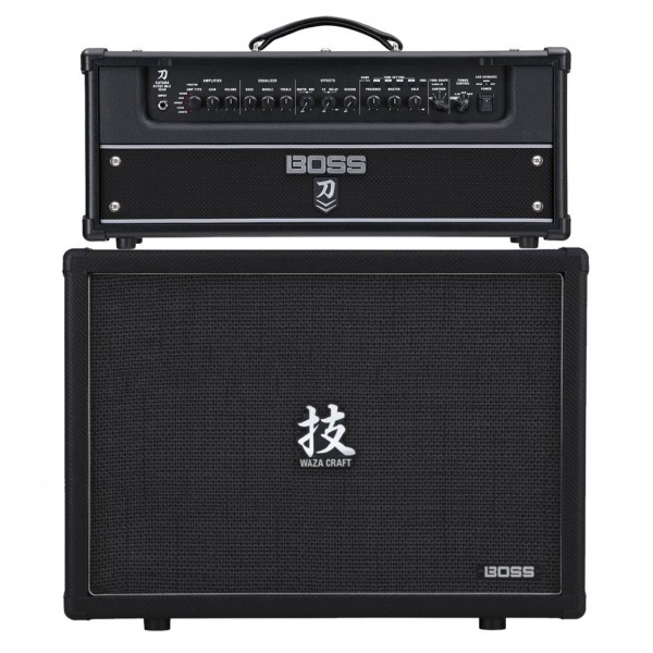 Boss Katana Artist MKII Head with Boss Premium Waza 2x12 Cab