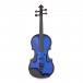 Glasser AEX Acoustic Electric 4 String Violin, Blue