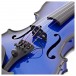 Glasser AEX Acoustic Electric 4 String Violin, Blue