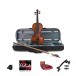 Stentor Graduate Violin Outfit, Full Size and Accessories Bundle