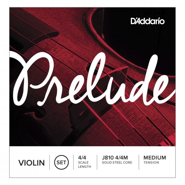 D'Addario Prelude Violin String Set, 44 Size, Medium