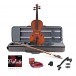 Stentor Conservatoire Violin Outfit, Full Size and Accessories Bundle