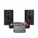 Audio Technica AT-LPW50BTRW with WiiM Amp Space Grey & Wharfedale Diamond 9.1 Hi-Fi Bundle