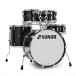 Sonor Pack de 5 carcasas AQ2 22'', negro transparente