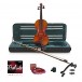 Hidersine Veracini Violin Outfit, Full Size and Accessories Bundle