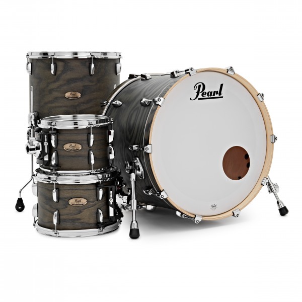 Pearl Ltd Session Studio Select 4pc 22" Shell Pack, Black Satin Ash