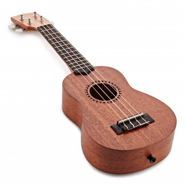 Kala KA-15S Mahogany Soprano Ukulele, Starter Pack