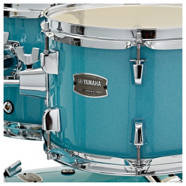 Yamaha Rydeen 22" Drum Kit w/Cymbals, Turquoise Glitter