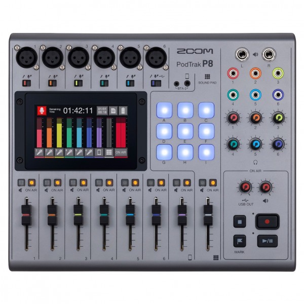 Zoom PodTrak P8 - Top