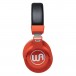 HeadRoom Closed-Back Studio Headphones, Orange - Side