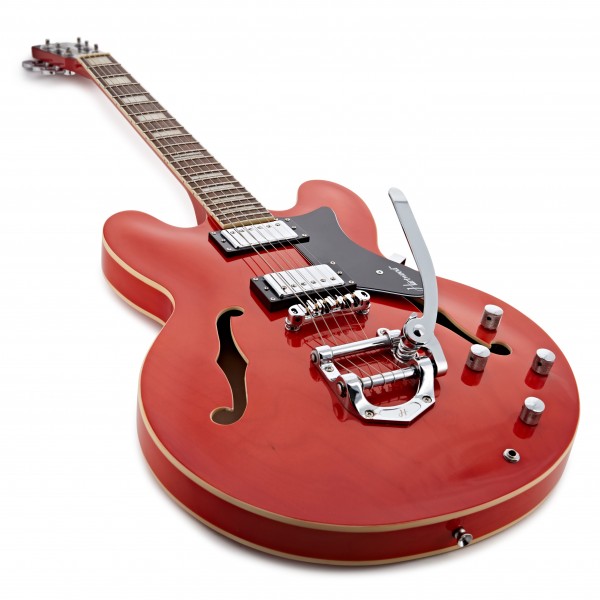 Hartwood Revival TM Semi Acoustic Guitar, Burnt Orange