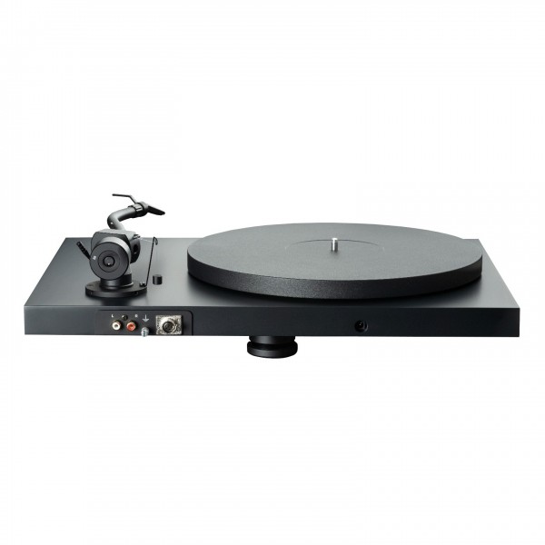 Pro-Ject Debut Pro S Balanced Turntable, Black - Rear View
