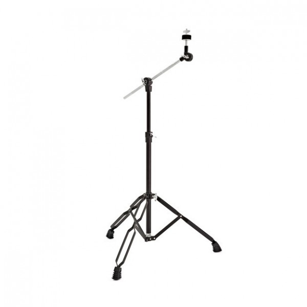 Meinl 17" Classics Custom Dark Crash Cymbal & Gear4music Boom Arm Stand, Black