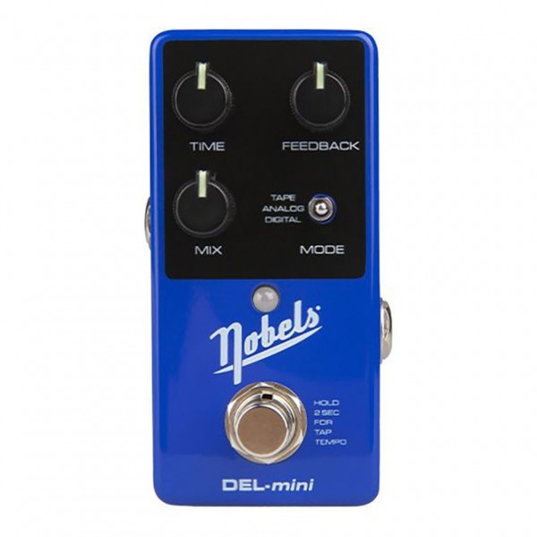 Nobels DEL-mini Delay Pedal top 