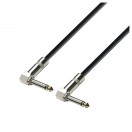 Adam Hall 3 STAR Unbalanced Angled 1/4" TS Jack Cable, 60cm