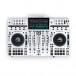 Denon DJ Prime 4 + DJ Controller, White - Angled