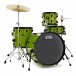 Natal DNA 20'' 4pc Drum Kit, Acid Green