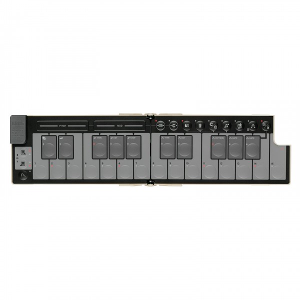 Korg nanoKEY Fold, Sand Beige - Top