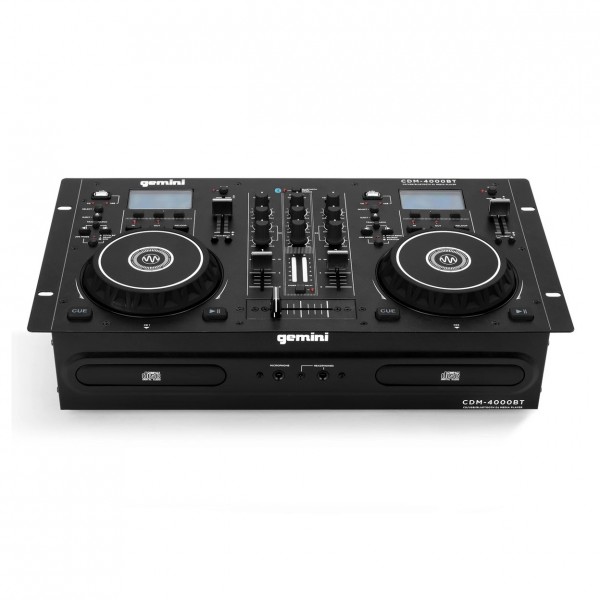 Gemini CDM-4000BT Dual CD Mixer combo with Bluetooth, Front