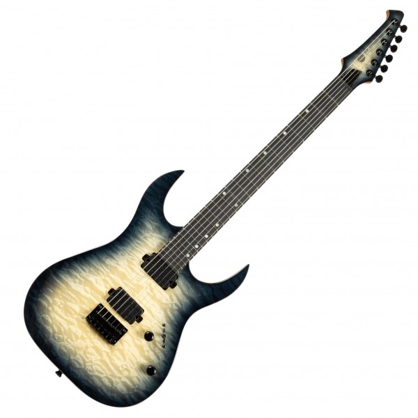 Spira Guitars S-500 QGY E Quilted Maple, Gloss Trans Grey