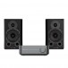 WiiM Amp Pro, Space Grey & Wharfedale Diamond 9.1, Black Hi-Fi Bundle