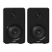 Majority D40 Bookshelf Speakers (Pair), Black - Front view