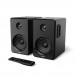 Majority D40 Bookshelf Speakers (Pair), Black - with remote control