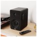 Majority D40 Bookshelf Speakers (Pair), Black - Lifestyle Desktop setup