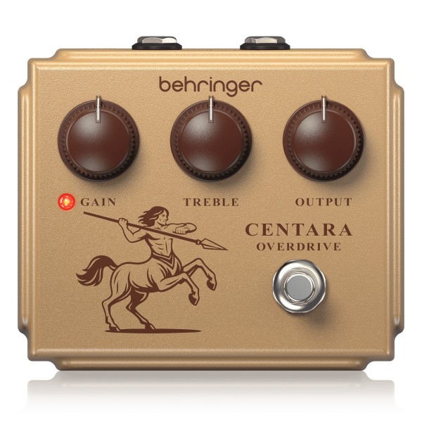 Behringer CENTARA OVERDRIVE Boost Overdrive Pedal, Top