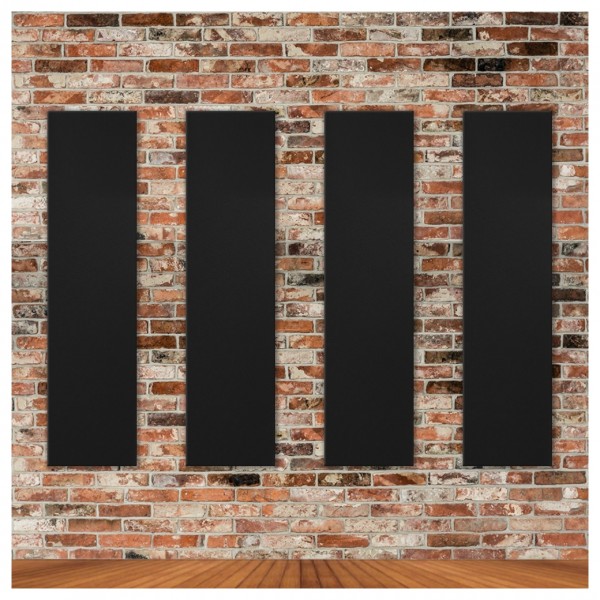Imperative Acoustics StudioPANEL Acoustic Panels 1200mm x 300mm x 25mm, Black x 4
