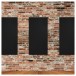 StudioPANEL Acoustic Panels 1200mm x 600mm x 25mm, Black x 4