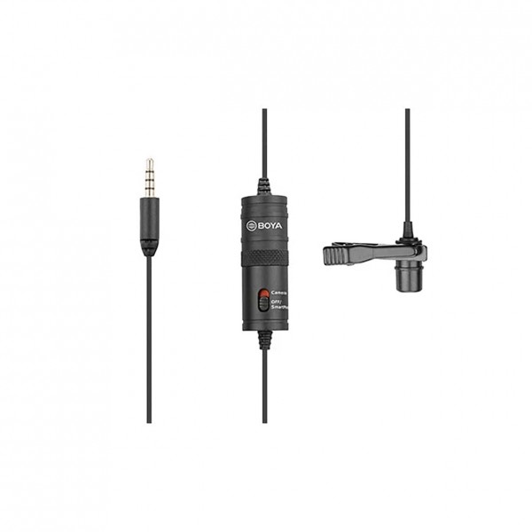 Boya BY-M1 Lavalier Lapel Microphone - Vertical