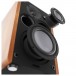 Majority D100 Bookshelf Speakers (Pair), Wood - Exploded driver image, 3-way design