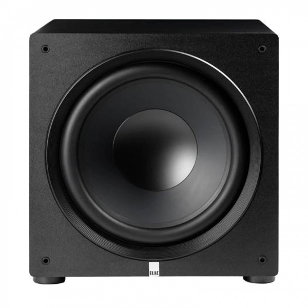 Elac Varro PS500 Subwoofer, Black front 