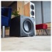 Elac Varro RS500 Subwoofer, Black - lifestyle house 