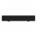 Majority Bowfell Compact Soundbar, Black - Rear view, USB playback and optical inputs