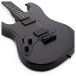 LA Select Left Handed Guitar HH by Gear4music, Blackout