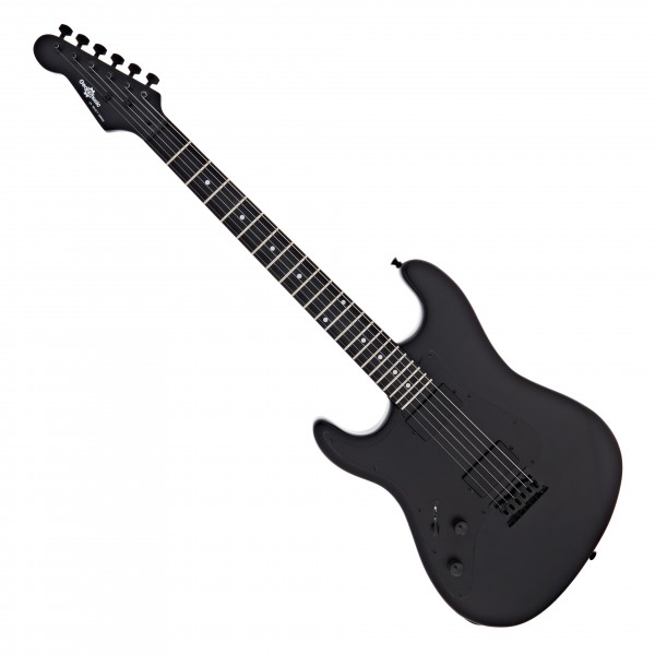 LA Select Left Handed Guitar HH by Gear4music, Blackout