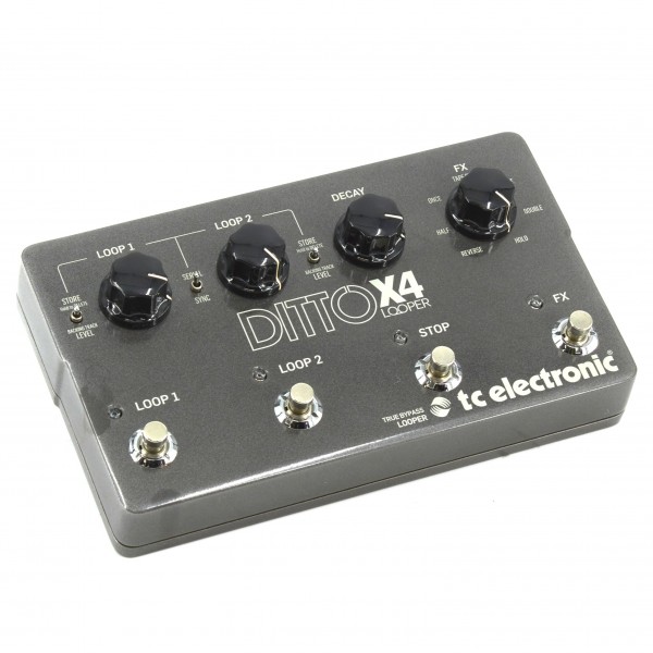 ギター tc electronic DITTO x4 TC Electronic Ditto X4 Looper Effects Pedal | Guitar Center