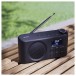 Majority Orwell 2 DAB Radio, Black - on bench 