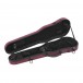 Gewa Bio A Shaped Violin Case, Violet - Open 