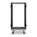 Trojan Wheeled Rack Road Case, 20U